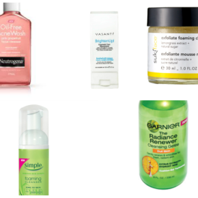 Drugstore and Birchbox Face Cleansers to Avoid: Vasanti, Suki Foaming, Garnier Radiance, etc
